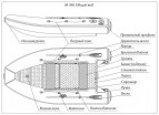 Надувная лодка Фрегат М-390 серая