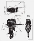 Лодочный мотор Tohatsu M40D2 EPOS 40 л.с. двухтактный